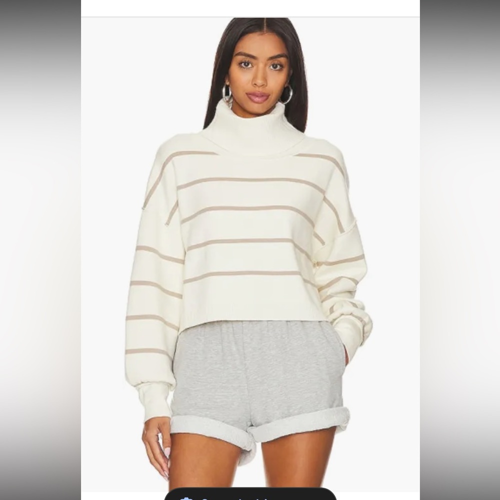 Free People Paulie Striped Turtleneck Sweater - Picture 2 of 12